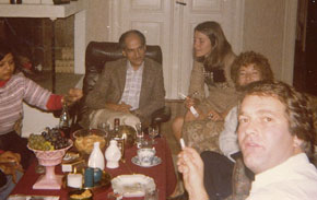 Susan, hennes mann, meg, Wenche og Einar