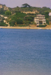 Utsikt til prnsesse Caroline av Monacos ferieresidens
