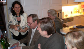Kari, Mons, Truls og Anne. I bakgrunnen: Jan